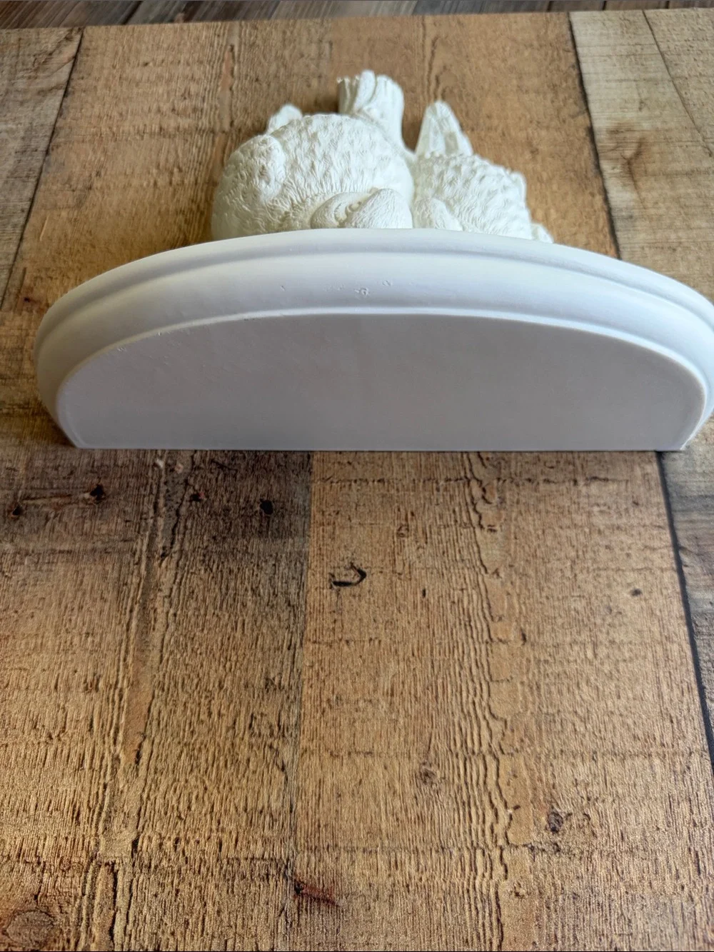 Burwood Products White Love Birds Dove Wall Shelf